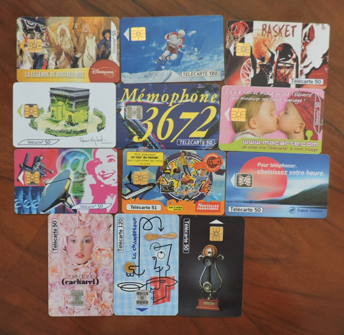 Used phonecards from - ,