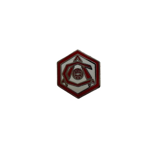 Arsenal hexagon enamel pin - arsenal, fc