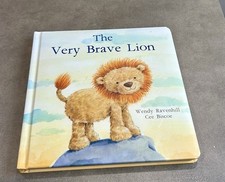JELLYCAT The Very Brave Lion - Ravenhill Children's Board Book Baby Gift RARE