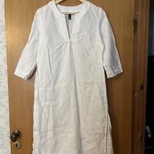White Linen Kaftan Kurta Tunic