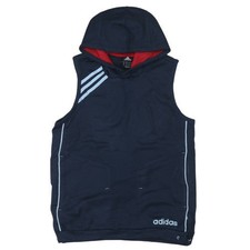 Adidas Men's Blue Sleeveless