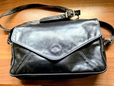 RARE VINTAGE DESIGN ENNY SHOULDER BAG BLACK