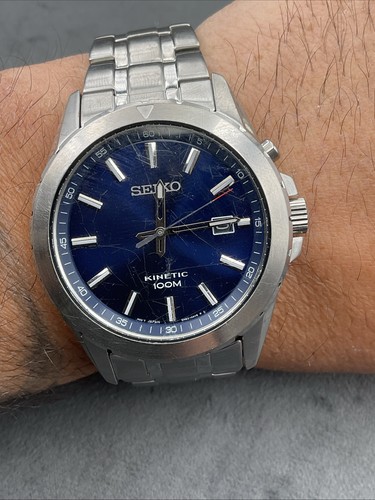 Seiko kinetic stainless steel - seiko,