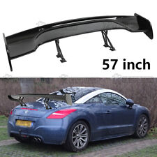For Peugeot RCZ Coupe Glossy GT Style Racing 57" Rear Trunk Spoiler Wing Lip