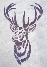 Stags Head STENCIL SH 4 sizes
