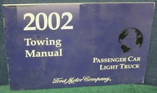 2002 Ford Towing Manual for Passenger Car and Light Truck