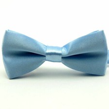 Baby Boy Bowtie Kid Toddler Solid Pre Tied Party Wedding Tuxedo Bow Tie Necktie