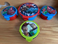 Food Storage Pots Lunch Box Snack Disney Pixar Cars 2 Toy Story Kid’s Child’s