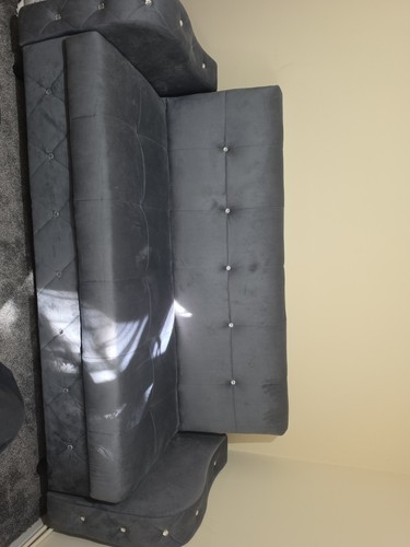 Dark grey couch - grey, turns
