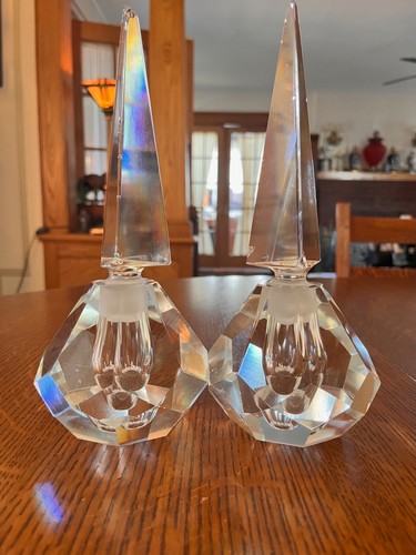 Art deco czech glass perfume - art,