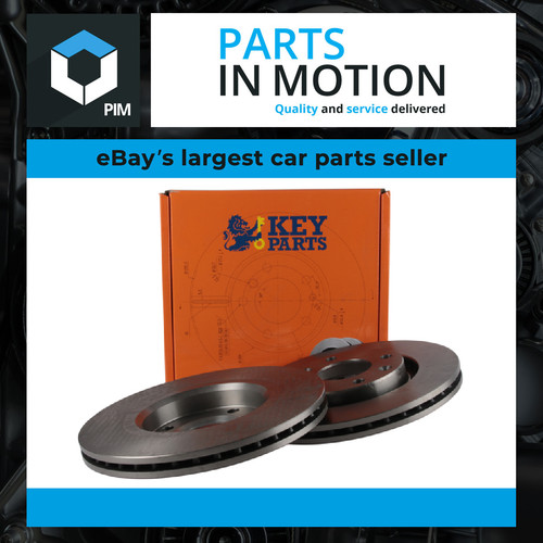 Brake discs pair vented - 2x,