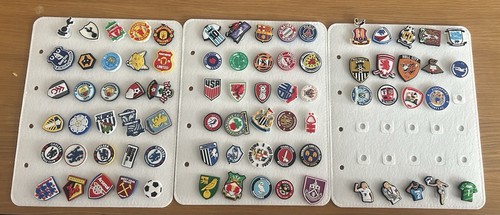 Football team logo croc charms - football,