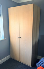 ikea wardrobe light wood