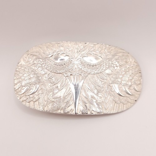Sterling silver owl - sterling, engraved