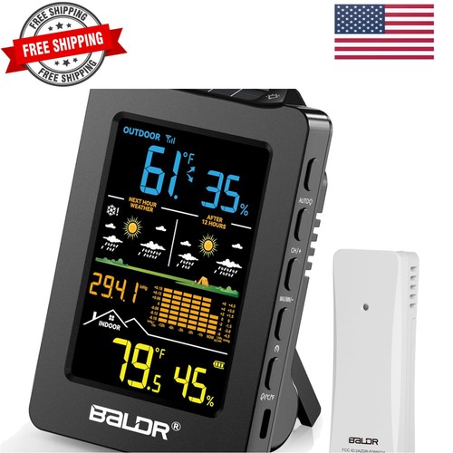 Weather station with 12h - &,