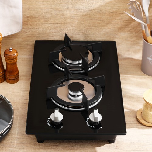 Black glass built - black, built-in