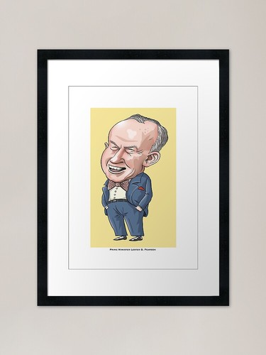 Lester pearson framed art - pearson,