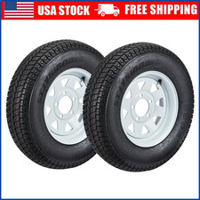 2 Pack Trailer Tire On Rim