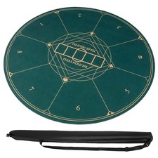 COSTWAY Round Poker Mat for