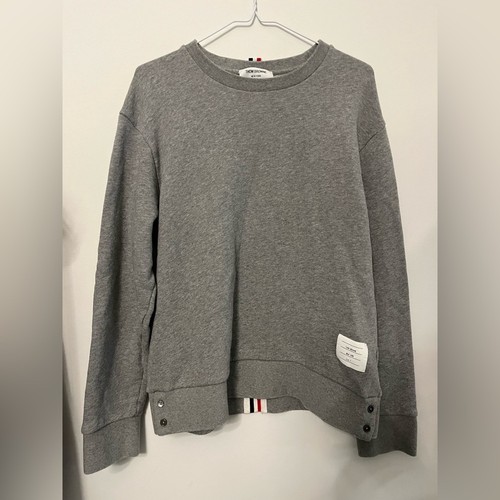 Thom browne gray sweatshirt - thom,