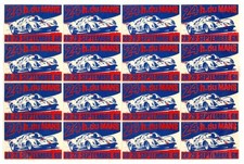 Le Mans  stamp / sticker sheet:  Septembre 28-29   1968.  Porsche 904