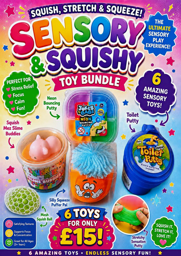 Sensory squishy toy bundle - sensory,