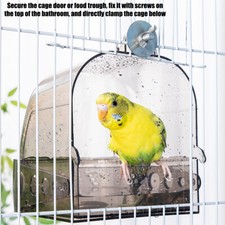 Bird bath box parrot bath
