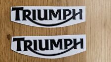 Triumph silver black tank