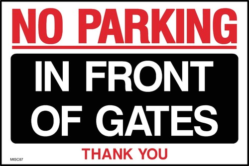 Parking front gates - of,
