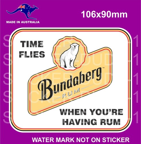 Bundaberg rum sticker - rum,