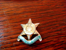 Vintage Burma Star Association Gilt Enamel Pin Badge