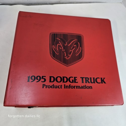 1995 dodge truck data - truck, book