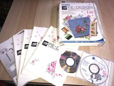 BROTHER PE DESIGN LITE EMBROIDERY SOFTWEAR NO CARD READER.     READ.