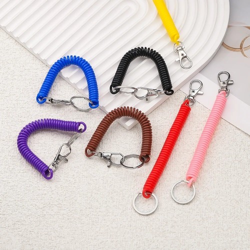 Spiral clip ring stretchy - on,