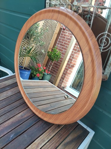 Vintage mcm circular - circular, mirror