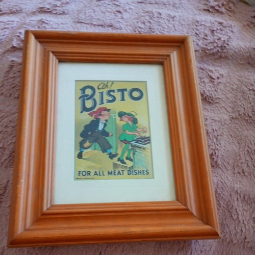 Framed wooden postcard - l,