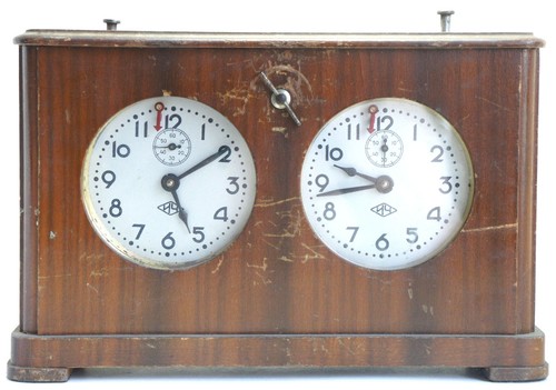 Vintage soviet chess clock - vintage,