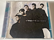 Boyzone – Said And Done 5 Autographs Signed By Band CD Album 1995 Ronan Keating