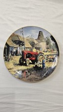 Cuneo The Farmyard Massey Ferguson 744 Porcelain Collectors Plate Countryside