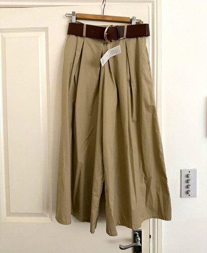 Zara beige pleated - zara, rise