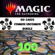 100 MTG Common/Uncommon Cards Bundle Bulk Job Lot