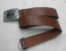 Scottish Brown Leather Kilt