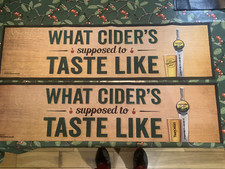 2X Large Thatchers Gold Cider Bar Runner/ Bar Drip Mats