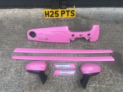 Barbie pink fiat - pink, set-