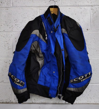 Scott Leathers Bike Jacket XL Blue/Black