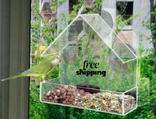 Window Bird Feeder Clear