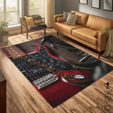 Guitar Rug, Decorative Rug