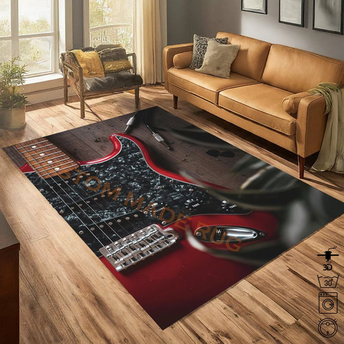 Guitar rug decorative - rug,,