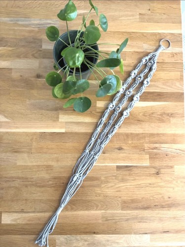 Handmade macrame plant hanger - macrame,