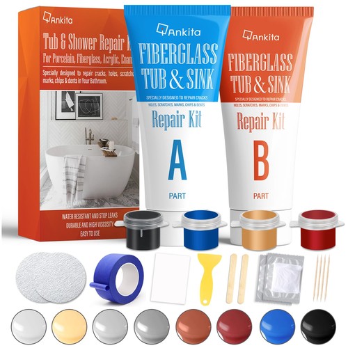 Fiberglass tub repair kit - fiberglass,